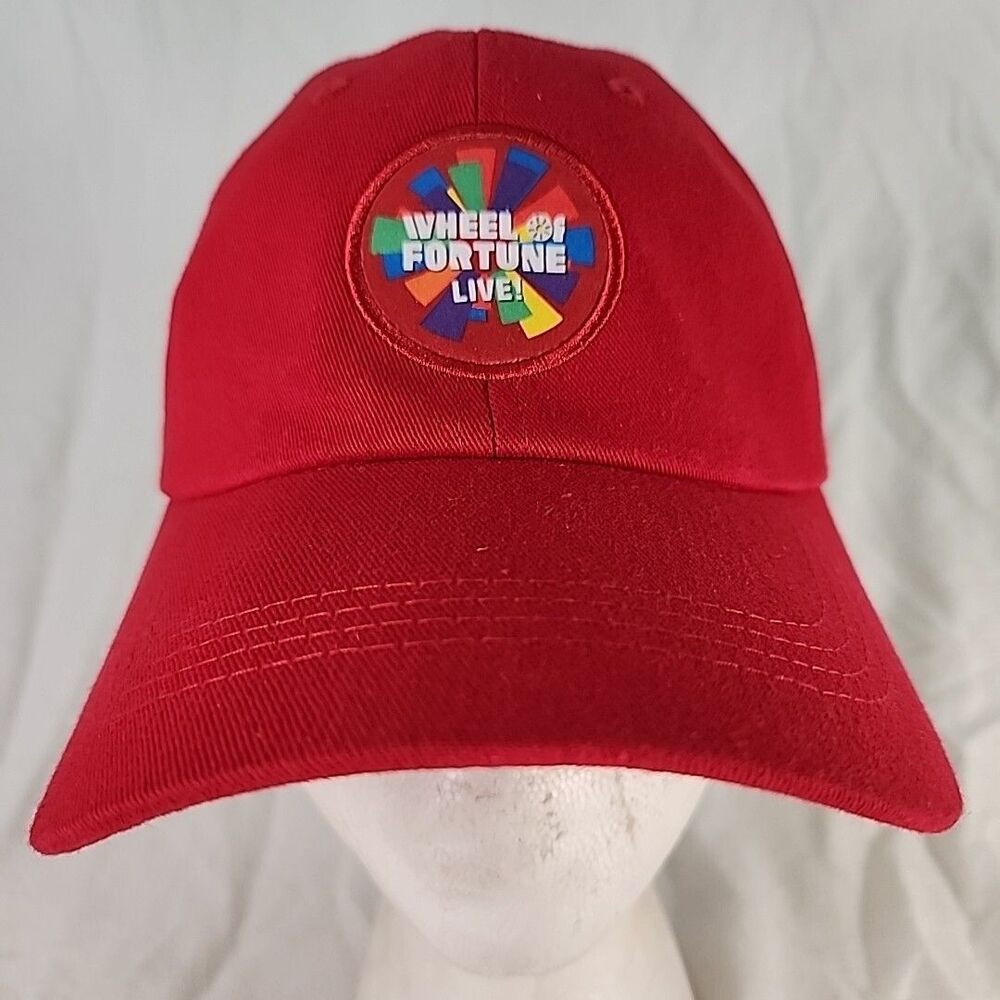 Cap Wheel Of Fortune Live Red  Adjustable Strapback 2023 Baseball Hat Promotion